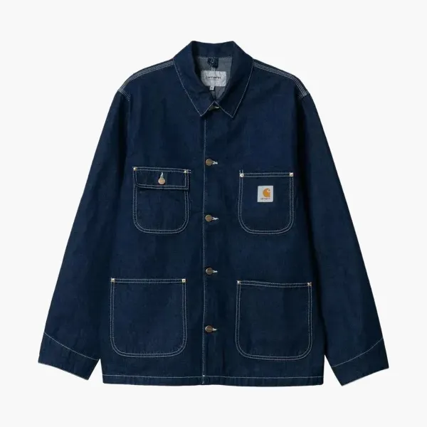 Carhartt WIP Michigan Denim Chore Coat Indigo