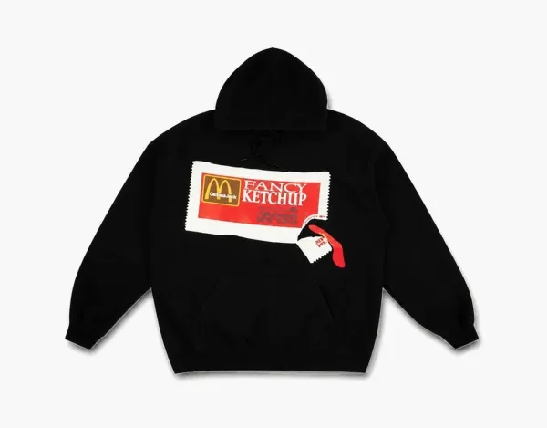 Travis Scott Cactus Jack x McDonald's Ketchup Hoodie Black