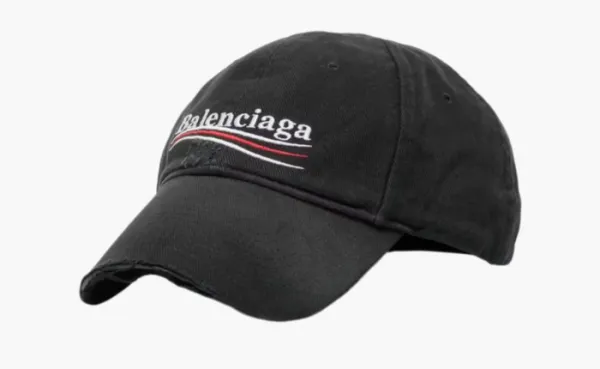 Balenciaga Political Campaign Distressed Cap Grey