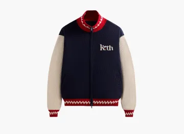 Kith For Peanuts Globe Wyona Full Zip Sweater Nocturnal