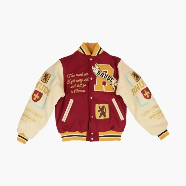 RHUDE Le Valley Varsity Jacket Multicolor