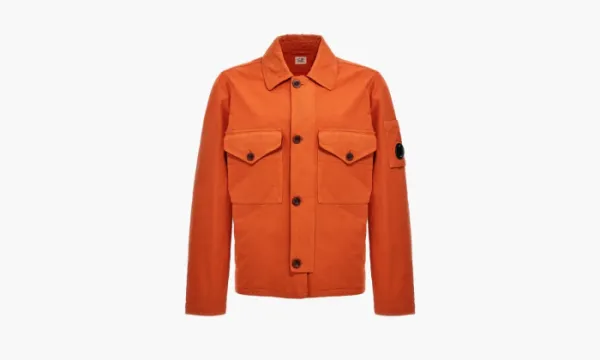 C.P. Company Chest Flap Pocket Shirt Jacket Orange