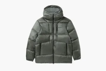 Carhartt WIP Quilted Down Puffer Jacket Dark Grey