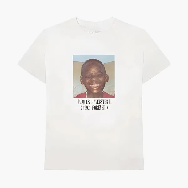 Travis Scott Cactus Jack Portrait Photo Tee White