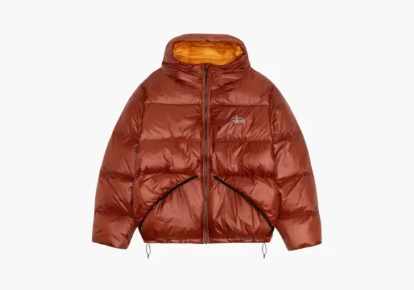 Stussy Down Parka Micro Ripstop Brick