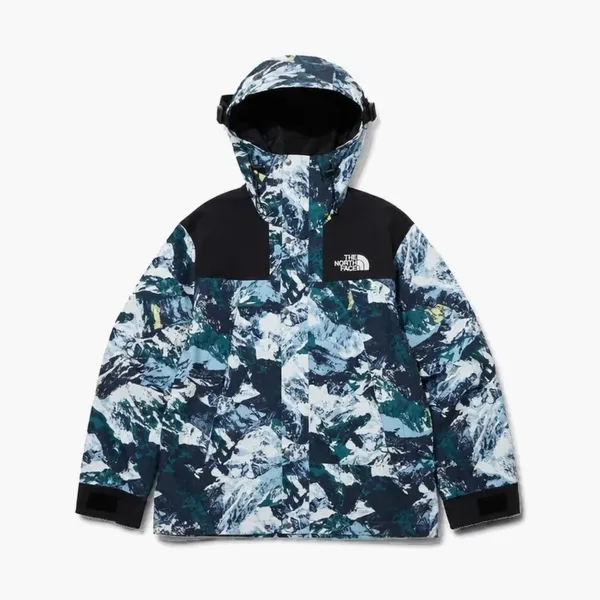 The North Face пуховик колор-блок Aviator Navy