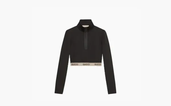 Gucci x The North Face Cropped Top Black