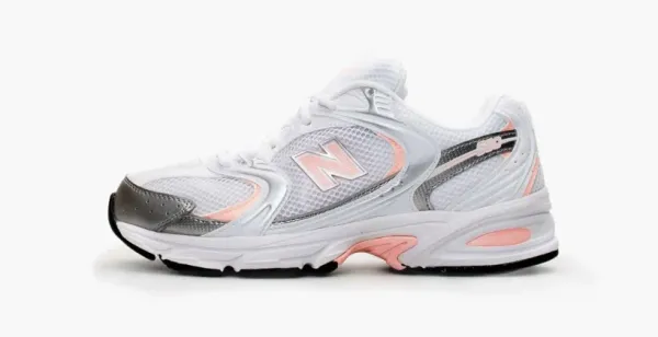 New Balance 530 White Silver Pink
