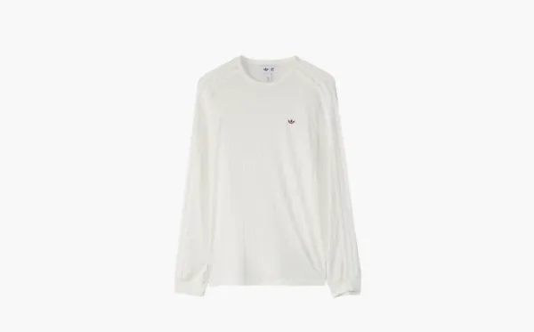 Adidas Long Sleeve Ribbed T-Shirt x CLOT By Edison Chen White