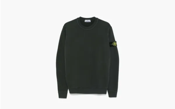 Stone Island Dyed Sweatshirt Lead Grey