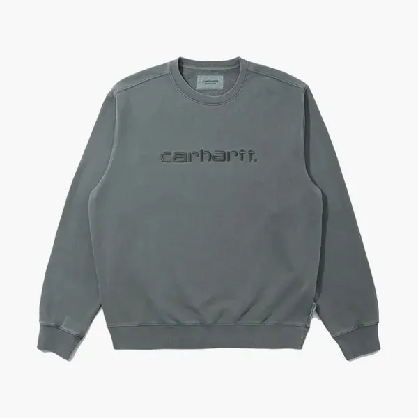 Carhartt WIP Script Washed Sweatshirt Grey