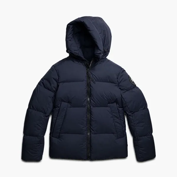 Canada Goose Crofton Puffer Matte Coat Cerulean Blue