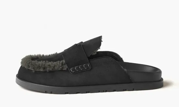 Hermes Go Mule Noir / Anthracite