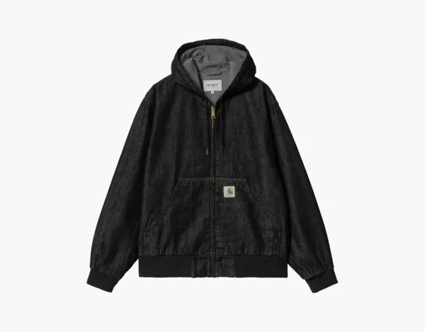 Carhartt WIP OG Active Hooded Jacket Black Aged Canvas
