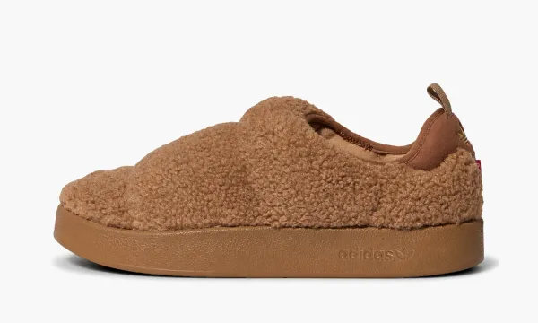 Adidas Puffylette Brown Fleece