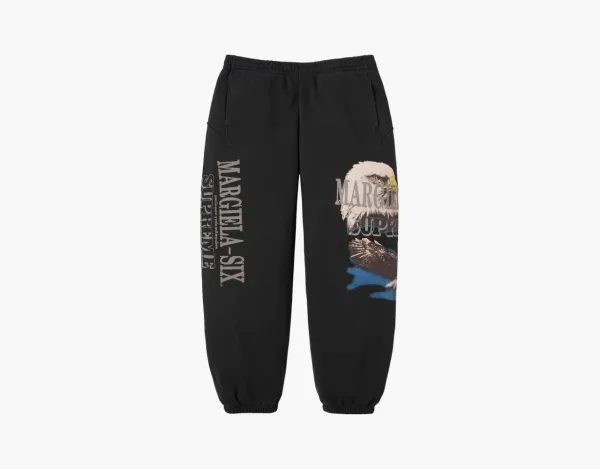 Supreme x MM6 Maison Margiela Eagle Sweatpants Black
