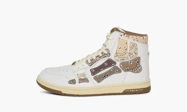 Amiri Skel Top High Bandana Brown