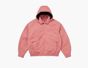 Supreme Hooded Utility Jacket Pink