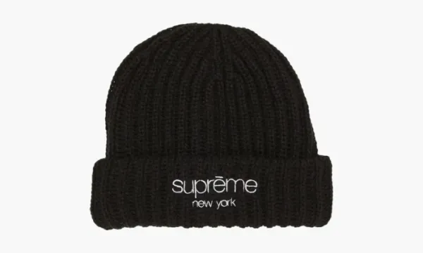 Supreme Ribbed Beanie Fw22 Black