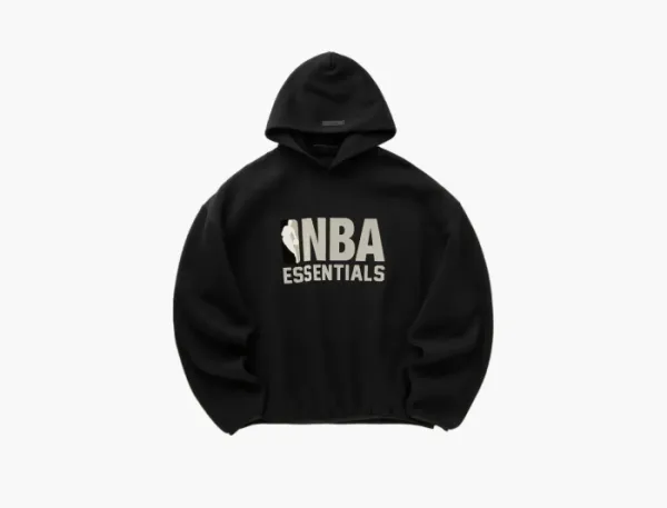 Fear of God Essentials x NBA Hoodie Black