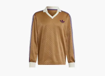 Adidas Originals Adicolor Heritage Now Vintage Long Sleeve Tee Brown Desert