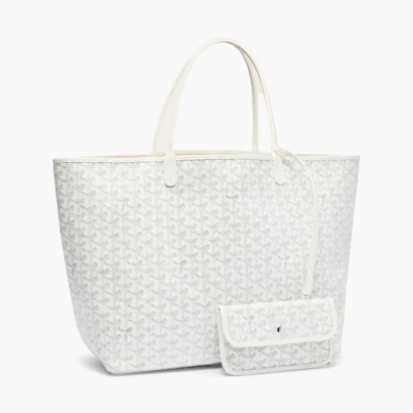 Goyard Saint Louis Tote GM White