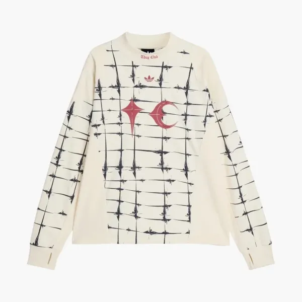 Adidas Originals x Thug Club Goalie T-Shirt Long Sleeve Cream White