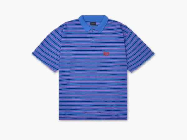 Balenciaga Regular Polo Shirt Blue