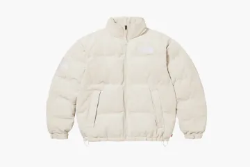 Supreme x The North Face Suede Nuptse Jacket Stone