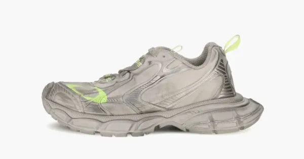 Balenciaga 3XL Sneakers Worn-Out - Taupe Neon Yellow