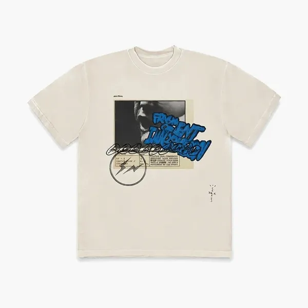 Travis Scott Cactus Jack Graffiti Print Tee White