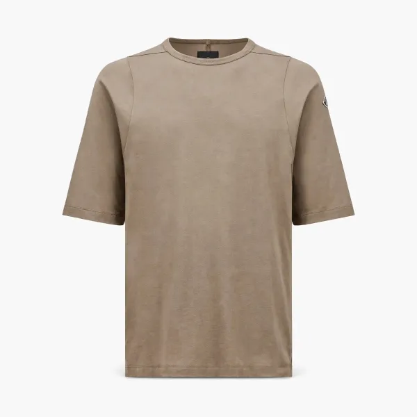 Moncler x Rick Owens Cotton T-Shirt Taupe