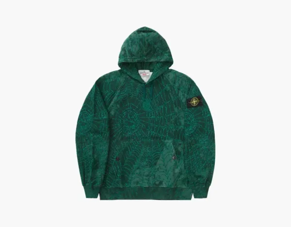 Supreme x Stone Island Hooded Sweatshirt Dark Green