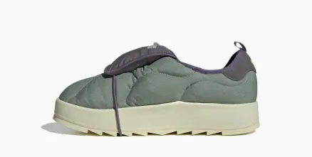Adidas Puffylette Silver Green