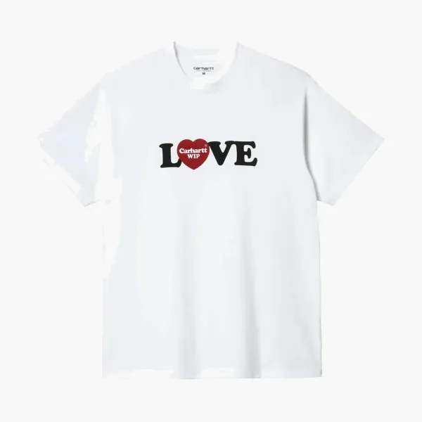 Carhartt WIP Love Heart Print T-Shirt White