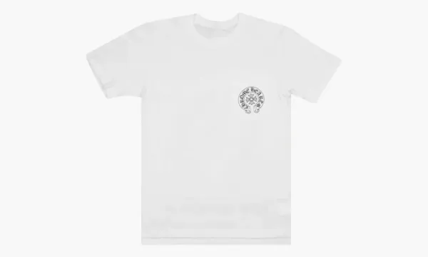 Chrome Hearts Horse Shoe Logo Pocket T-shirt White