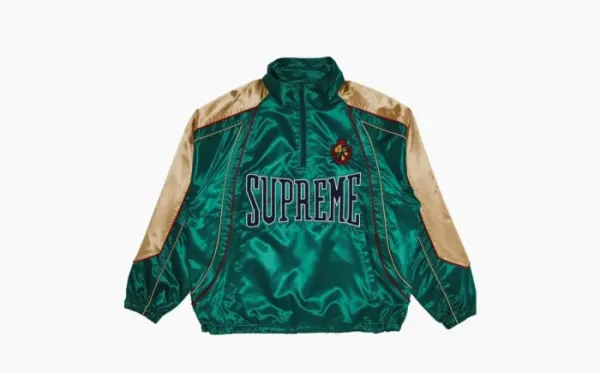Supreme Satin Piping Pullover Green