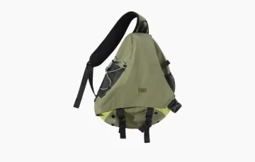 Nothomme Vintage Waterproof Commuter Cycling Sports Nylon Chest Bag Green