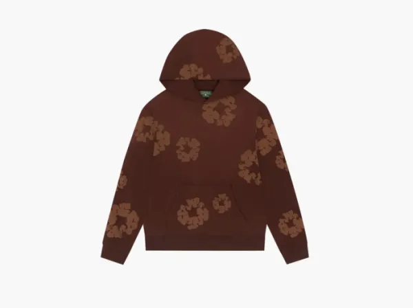 Denim Tears Mono Cotton Wreath Hoodie Brown
