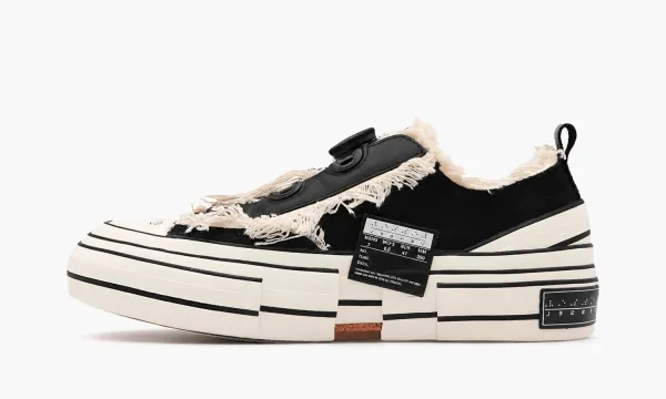 XVESSEL x Yohji Yamamoto G.O.P. Low Patchwork Black White