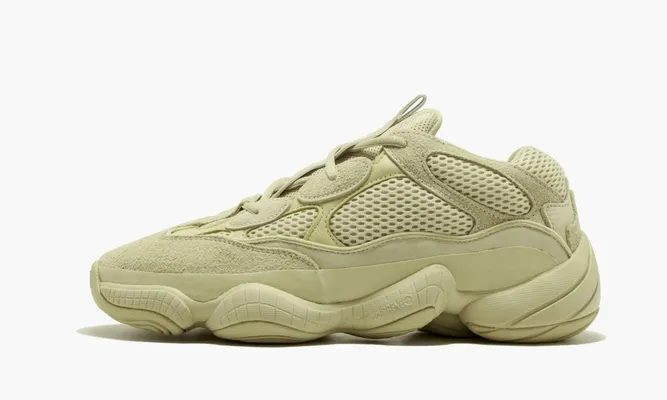 Кроссовки Yeezy 500 «Super Moon Yellow» зеленый