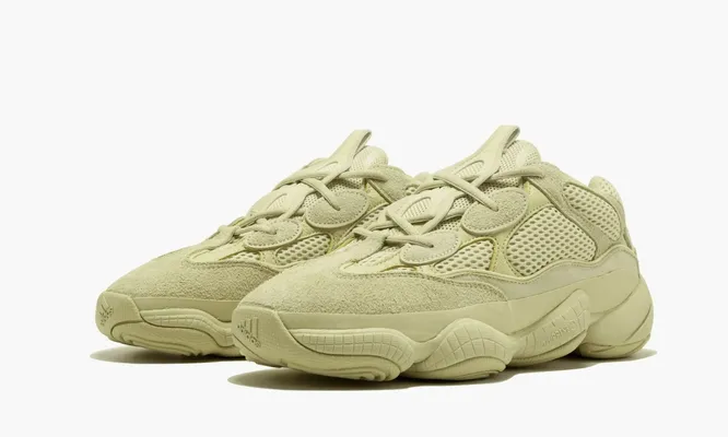 Кроссовки Yeezy 500 «Super Moon Yellow» зеленый