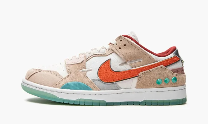 Кроссовки Nike Dunk Low Scrap «Shapeless, Formless, Limitless» кремовый