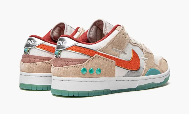 Кроссовки Nike Dunk Low Scrap «Shapeless, Formless, Limitless» кремовый
