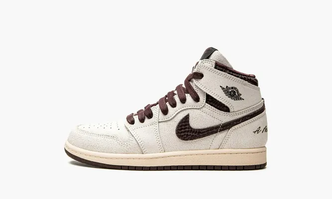 Кроссовки Air Jordan 1 Retro High OG PS «A Ma Maniére» кремовый