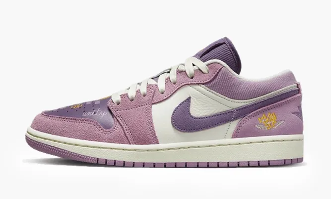 Кроссовки Air Jordan 1 Low WMNS «Unity» розовый