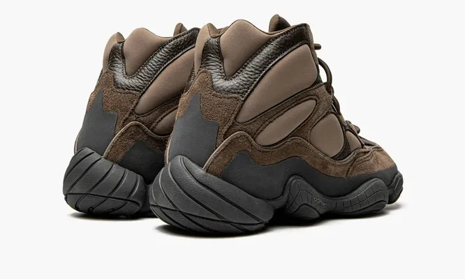 Кроссовки Yeezy 500 High «Taupe Black» коричневый