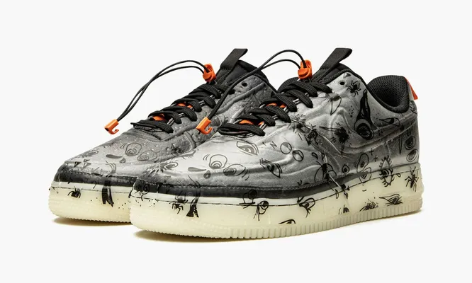 Кроссовки Nike Air Force 1 Low Experimental «Halloween» серый