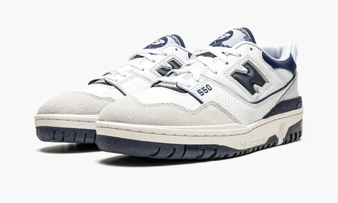 Кроссовки New Balance 550 «Navy Blue» белый