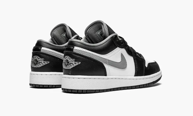 Кроссовки Air Jordan 1 Low GS «Black / White / Grey» черный